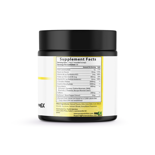 Pure Focus – Lemonade Energy & Cognitive Performance Drink