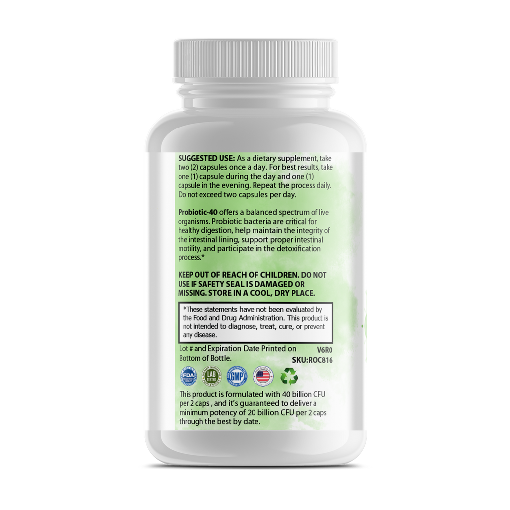 Pure Probiotic – 40 Billion CFU with Advanced Delivery Technology